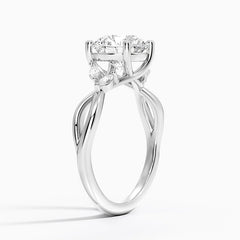 Willow Lab Grown Round Diamond Engagement Ring