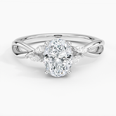 Willow Lab Grown Oval Diamond Engagement Ring