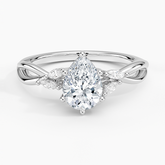 Willow Lab Grown Pear Diamond Engagement Ring