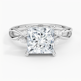 Willow Lab Grown Princess Diamond Engagement Ring