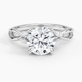 Willow Lab Grown Round Diamond Engagement Ring