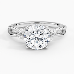 Willow Lab Grown Round Diamond Engagement Ring