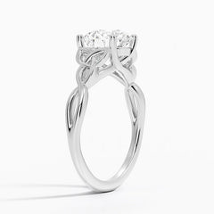 Celtic Love Knot Lab Grown Round Diamond Engagement Ring