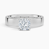 Peyton Solitaire Lab Grown Cushion Diamond Engagement Ring