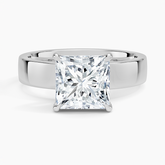 Peyton Solitaire Lab Grown Princess Diamond Engagement Ring