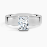 Peyton Solitaire Lab Grown Radiant Diamond Engagement Ring