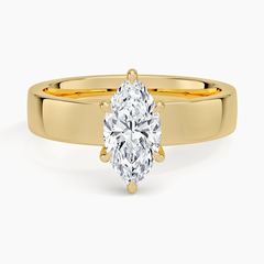 Peyton Solitaire Lab Grown Marquise Diamond Engagement Ring