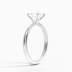 Classic Four-Prong Lab Grown Princess Diamond Engagement Ring
