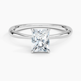 Classic Four-Prong Lab Grown Radiant Diamond Engagement Ring