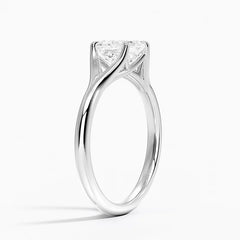 Reverie Solitaire Lab Grown Asscher Diamond Engagement Ring