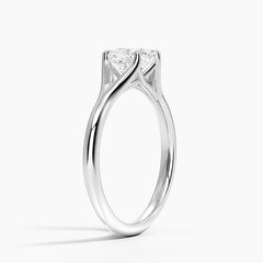 Reverie Solitaire Lab Grown Cushion Diamond Engagement Ring