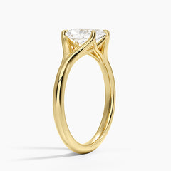 Reverie Solitaire Lab Grown Radiant Diamond Engagement Ring