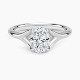 Reverie Solitaire Lab Grown Oval Diamond Engagement Ring