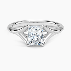 Reverie Solitaire Lab Grown Radiant Diamond Engagement Ring