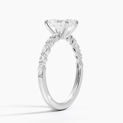 Delicate Versailles Lab Grown Radiant Diamond Engagement Ring