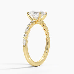 Delicate Versailles Lab Grown Radiant Diamond Engagement Ring