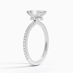 Demi Three-Quarter Coverage Lab Grown Marquise Diamond Engagement Ring