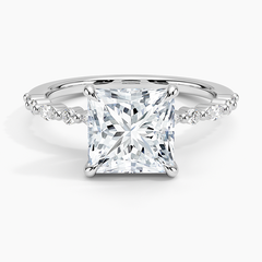 Delicate Versailles Lab Grown Princess Diamond Engagement Ring