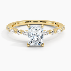 Delicate Versailles Lab Grown Radiant Diamond Engagement Ring