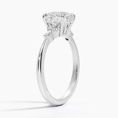 Nadia Lab Grown Round Diamond Engagement Ring