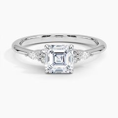 Nadia Lab Grown Asscher Diamond Engagement Ring