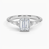 Nadia Lab Grown Emerald Diamond Engagement Ring