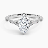 Nadia Lab Grown Marquise Diamond Engagement Ring