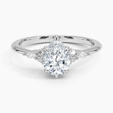 Nadia Lab Grown Pear Diamond Engagement Ring