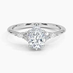 Nadia Lab Grown Pear Diamond Engagement Ring