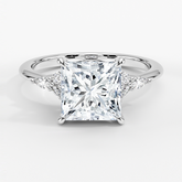 Nadia Lab Grown Princess Diamond Engagement Ring