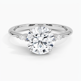 Nadia Lab Grown Round Diamond Engagement Ring