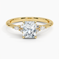 Nadia Lab Grown Radiant Diamond Engagement Ring