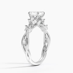 Secret Garden Lab Grown Asscher Diamond Engagement Ring