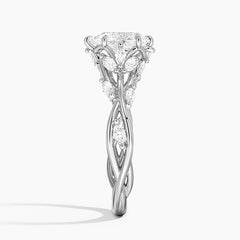 Secret Garden Lab Grown Pear Diamond Engagement Ring