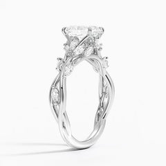 Secret Garden Lab Grown Radiant Diamond Engagement Ring