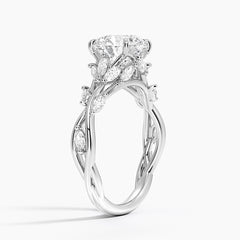 Secret Garden Lab Grown Round Diamond Engagement Ring