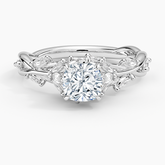 Secret Garden Lab Grown Cushion Diamond Engagement Ring