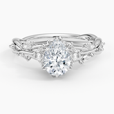 Secret Garden Lab Grown Pear Diamond Engagement Ring