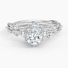 Secret Garden Lab Grown Pear Diamond Engagement Ring