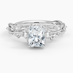 Secret Garden Lab Grown Radiant Diamond Engagement Ring