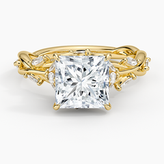 Secret Garden Lab Grown Princess Diamond Engagement Ring