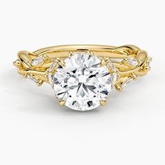 Secret Garden Lab Grown Round Diamond Engagement Ring