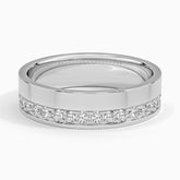 Austin Lab Grown Diamond 5.5mm Wedding Ring (1ct. tw.) in 18K Gold