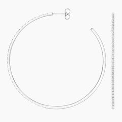 Rayonu Large Diamond Hoop Earrings