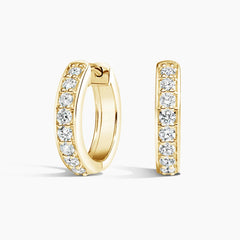 Rayonu Luxe Diamond Huggie Earrings