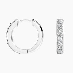 Rayonu Luxe Diamond Huggie Earrings