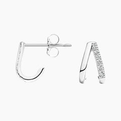 Rayonu Zuri Diamond Huggie Earrings