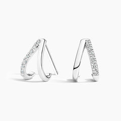 Rayonu Zuri Diamond Huggie Earrings
