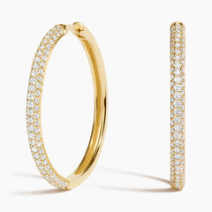 Rayonu Lab Diamond Tube Hoop Earring