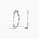 Rayonu Small Perfect Luxe Hoop Lab Diamond Earrings